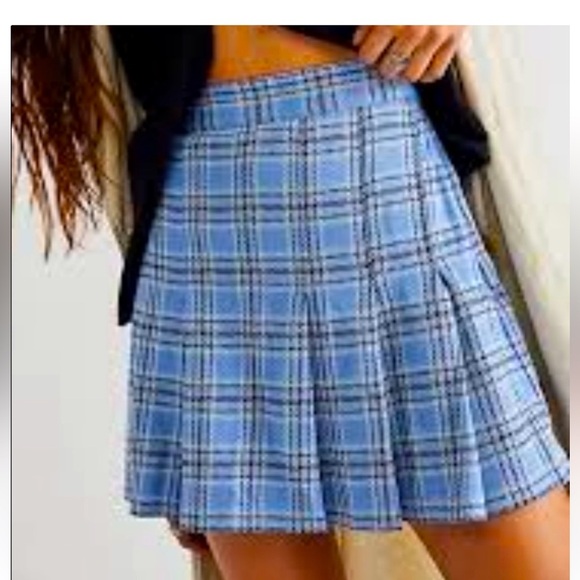 Free People Honey Pleated Skirt Size 2 - Picture 2 of 11